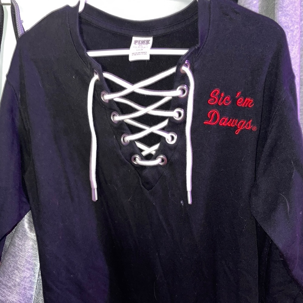 VS Pink Georgia bull dawg sweatshirt